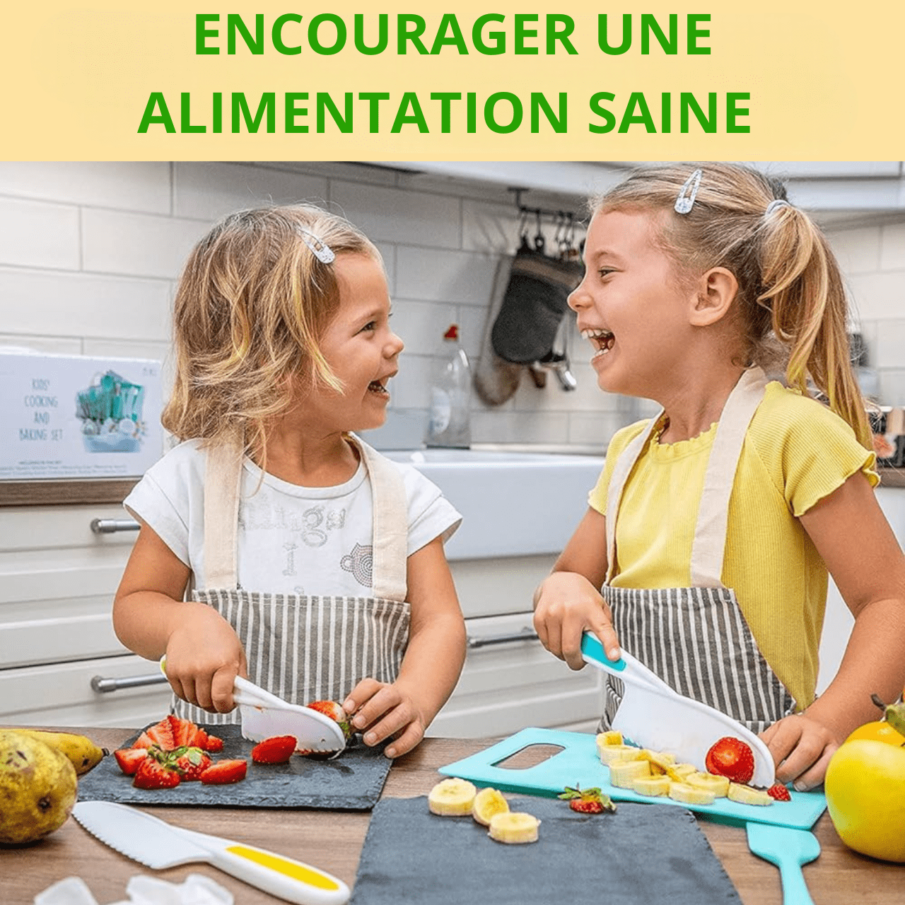 EvyChef™ - Ustensiles de cuisine sécurisés pour enfants (13 pièces)